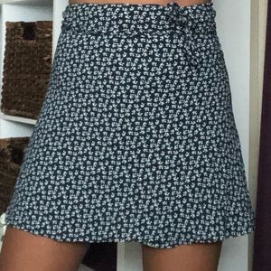 Brandy navy blue wrap skirt (never worn)